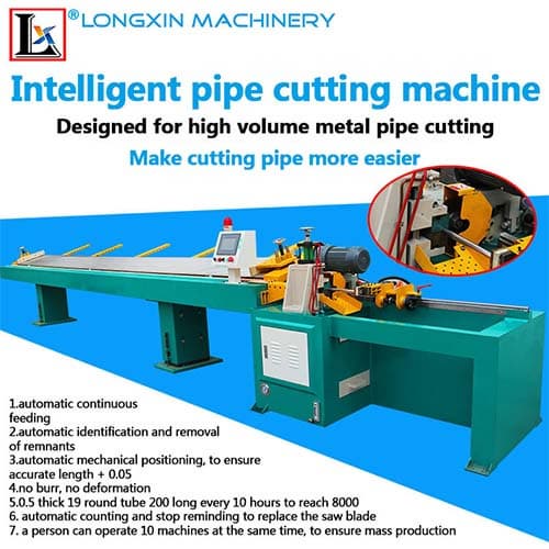 full automatic high speed sawing steel pipe cutting machine